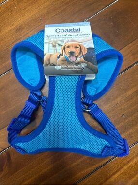 Coastal Comfort Soft Wrap Dog Harness - Blue